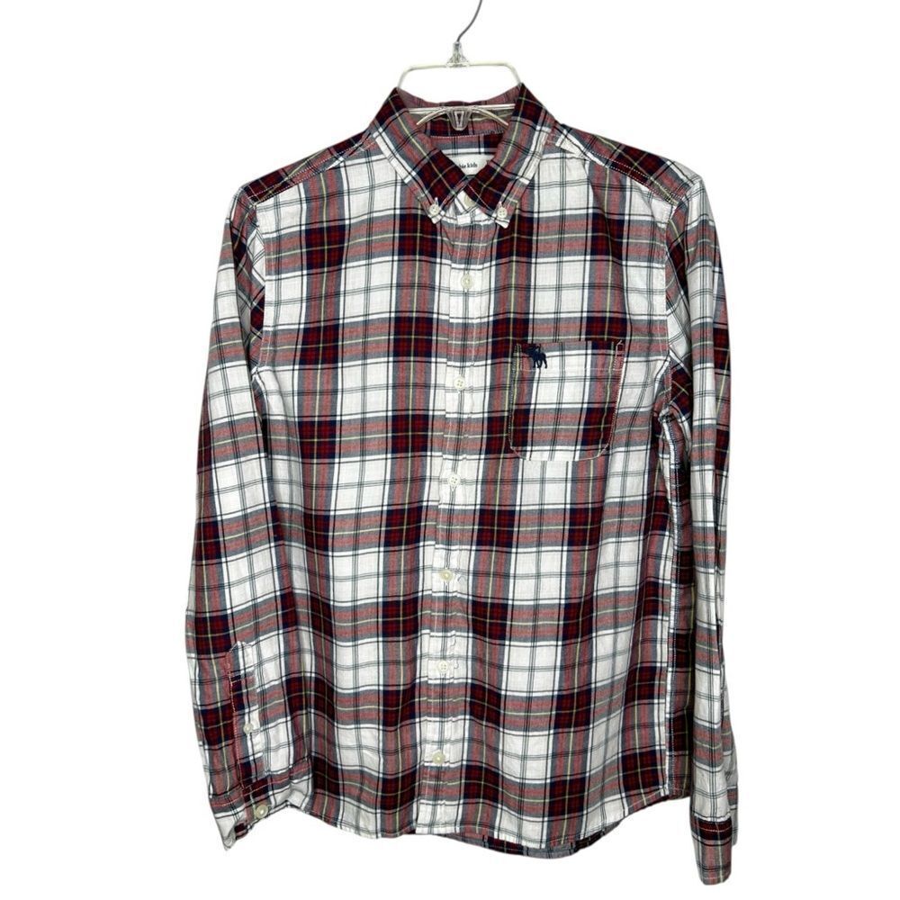 Abercrombie Kids Boys 15/16 (XL) Plaid Flannel Shirt
